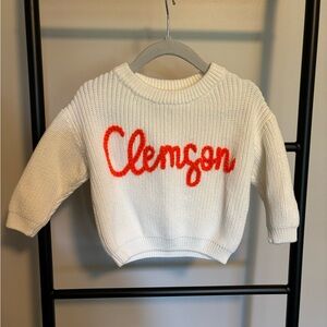 Baby Clemson sweater